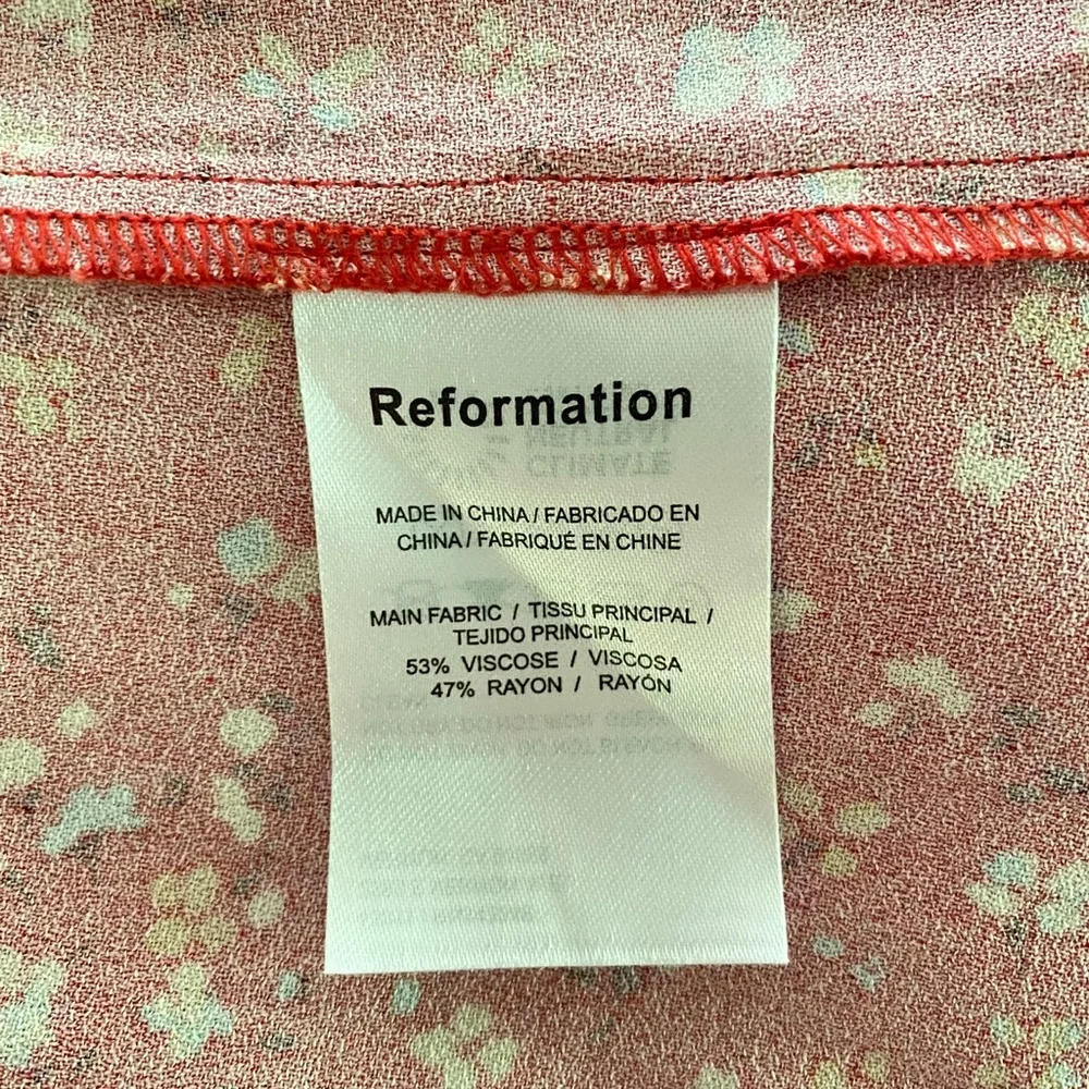 NEW Reformation Zoe Skirt Baila 12